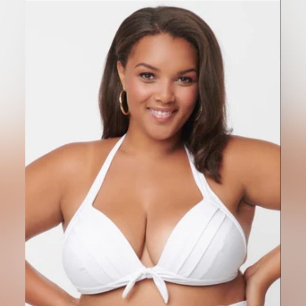 Unique Vintage White Bikini Swimwear
